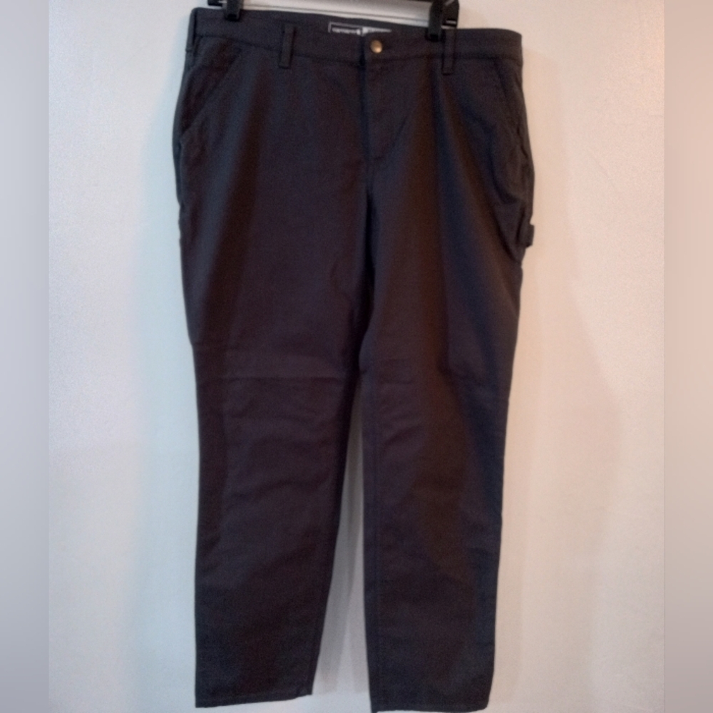 N.W.T. Carhartt Women's Rugged Flex Relaxed Fit Canvas Utility Work Pants